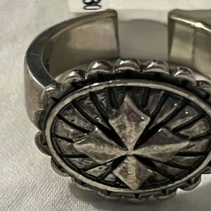 King Baby MB cross concho & skull rings sz 10